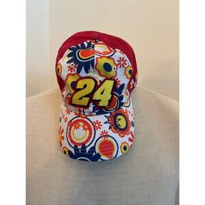 Jeff Gordon 24 NASCAR Chase Flowers Girls Adjustable Hat